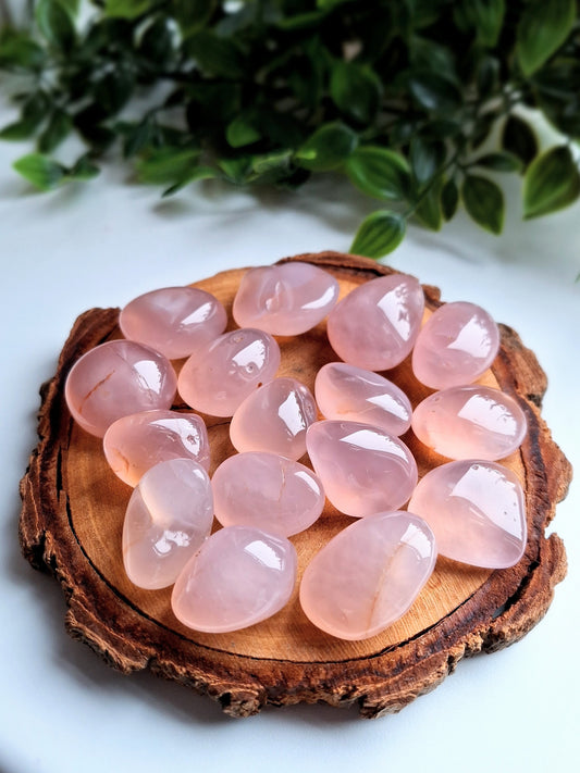 Pink Chalcedony Tumbles