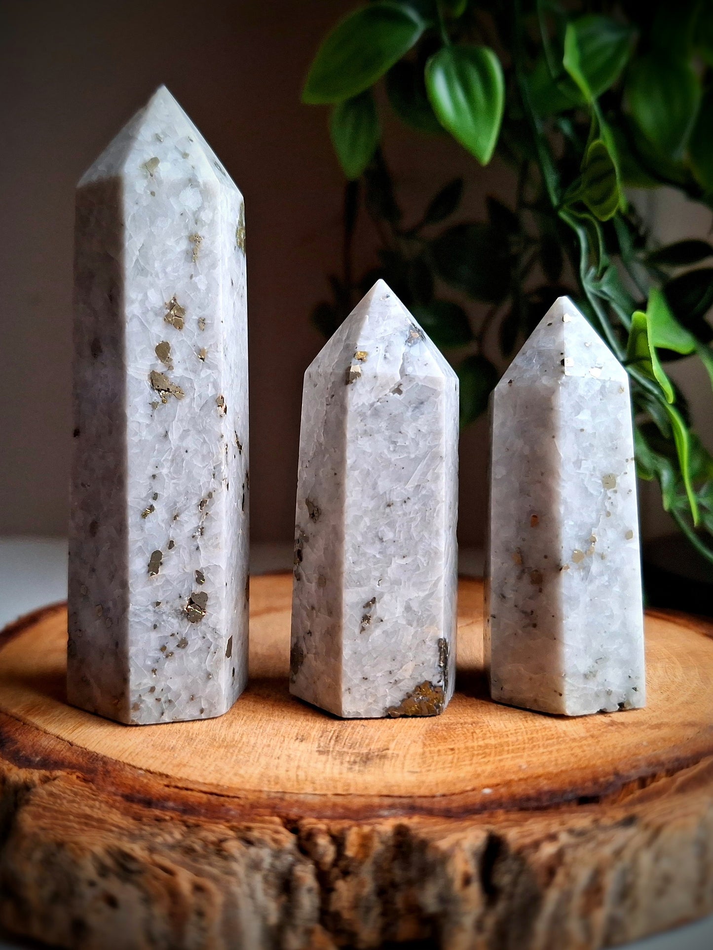 Pyrite in Quartz Tower