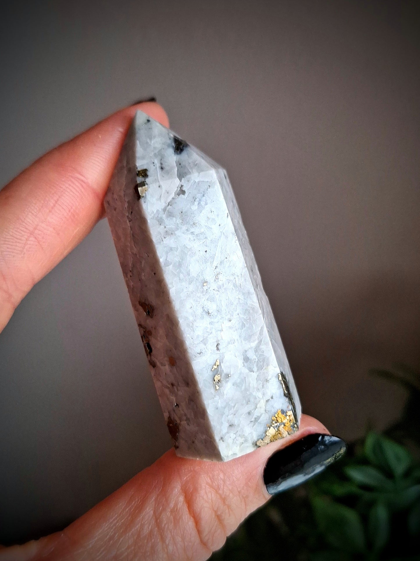 Pyrite in Quartz Tower