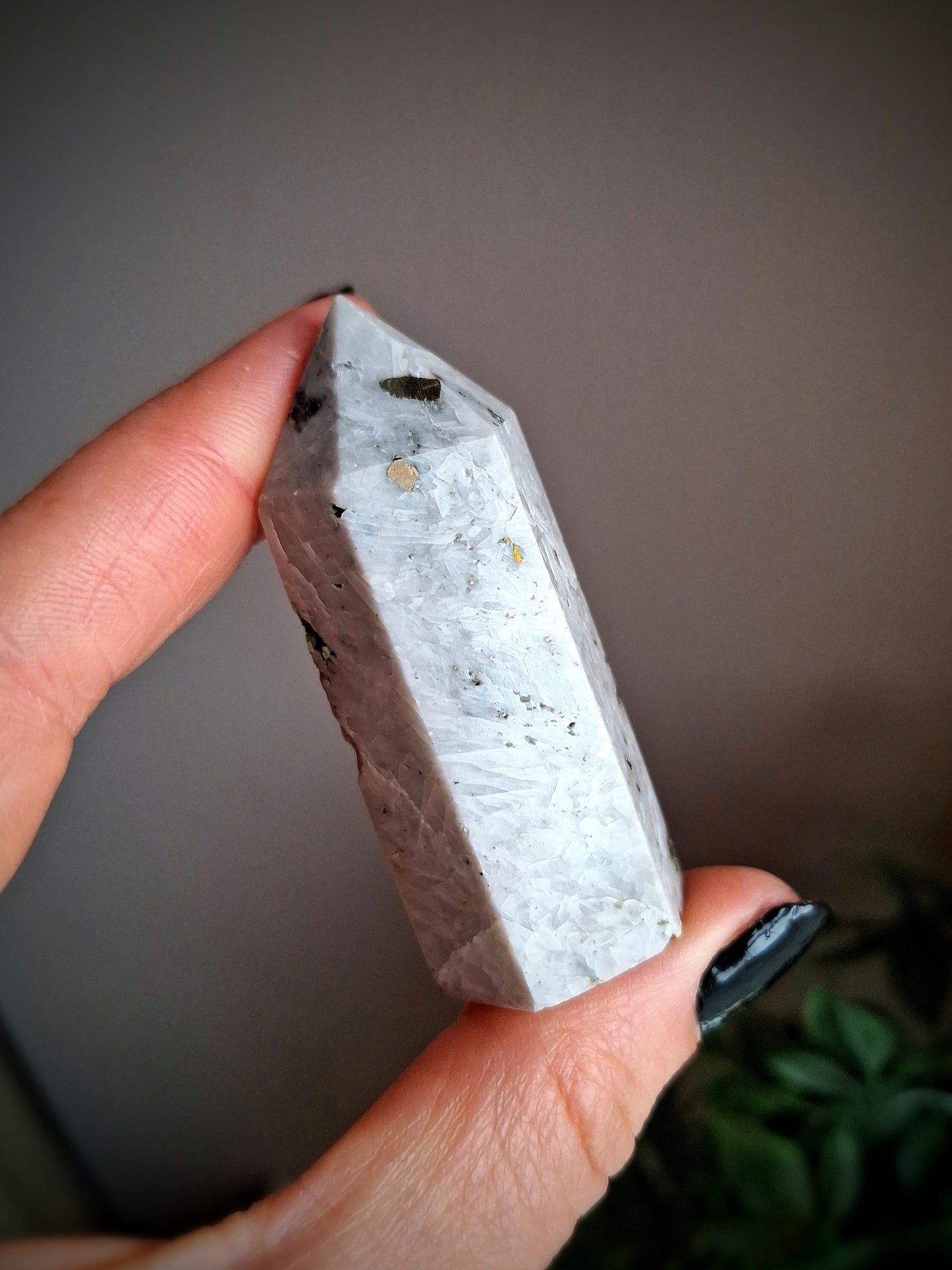 Pyrite in Quartz Tower