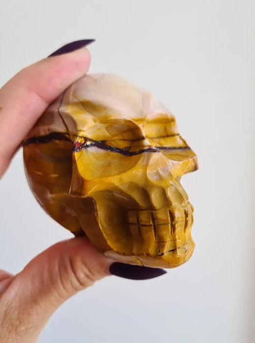 Mookaite Jasper Skull